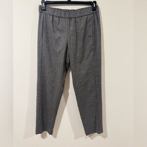 VGUC Theory pull on flannel trousers. Gray. Size M. 32” waist. 27” length